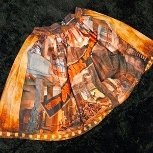 Unique Vintage Jurassic Park Swing Skirt NWT